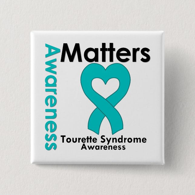 Awareness Matters Tourette Syndrome Button (Front)
