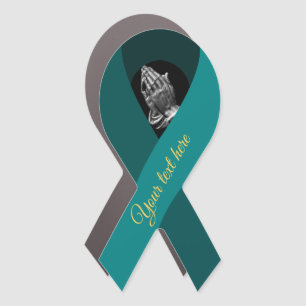 Awareness/ Memorial Ribbon Tri color Car Magnet