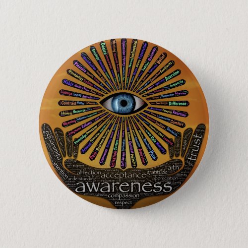 Awareness Minds Eye Inspirational Word Art    Button