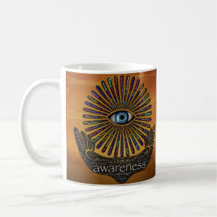 Awareness Minds Eye Inspirational Word Art Coffee Mug