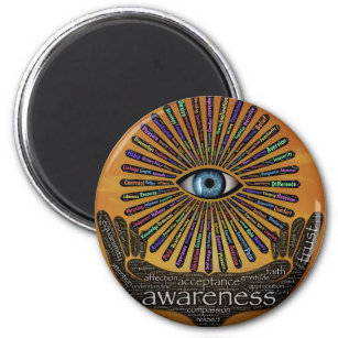 Awareness Minds Eye Inspirational Word Art    Magnet