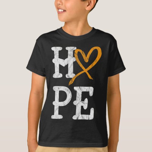 Awareness Month Hope Vintage Blood Cancer 1  T_Shirt