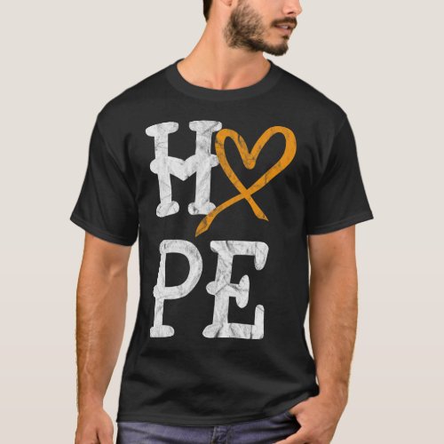 Awareness Month Hope Vintage Blood Cancer 1  T_Shirt