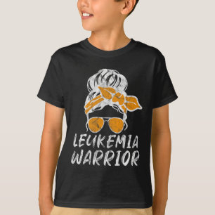 Awareness Month Messy Bun Retro Women's Warrior T-Shirt