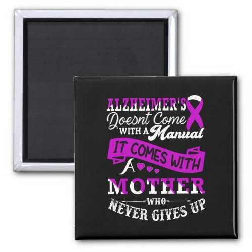 Awareness Mother Support Heimer Warrior Mom  Magnet