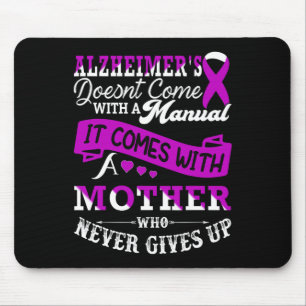 Awareness Mother Support Heimer Warrior Mom Mouse Pad