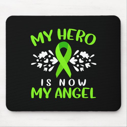 Awareness My Hero Is Now My Angel Butterfly  Mouse Pad