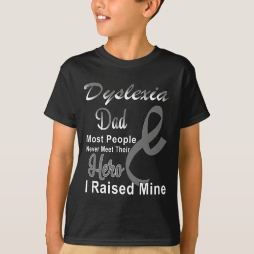 Awareness October Silver Ribbon Dad Teacher  T_Shirt