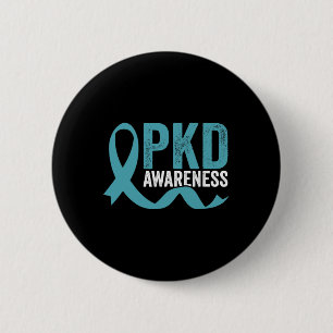 Awareness Polycystic Kidney Disease Warrior Fighte Button