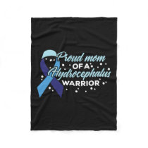Awareness Proud Mom Of A Hydrocephalus Warrior  Fleece Blanket