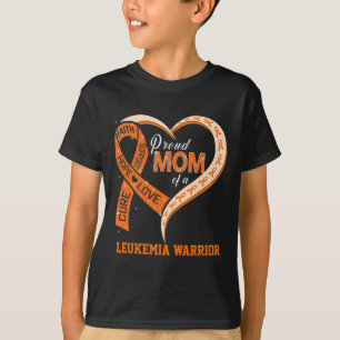 Awareness Proud Mom Of A Leukemia Warrior 1  T-Shirt