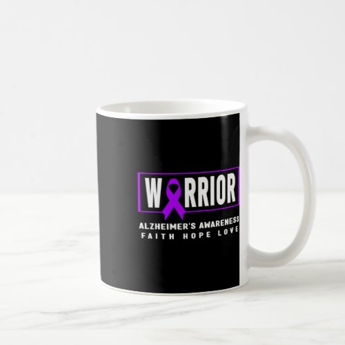 Awareness _ Purple Heimers Warrior  Coffee Mug