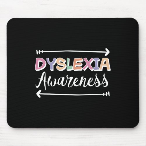 Awareness Reading Disorder Disability Spelling  Mouse Pad