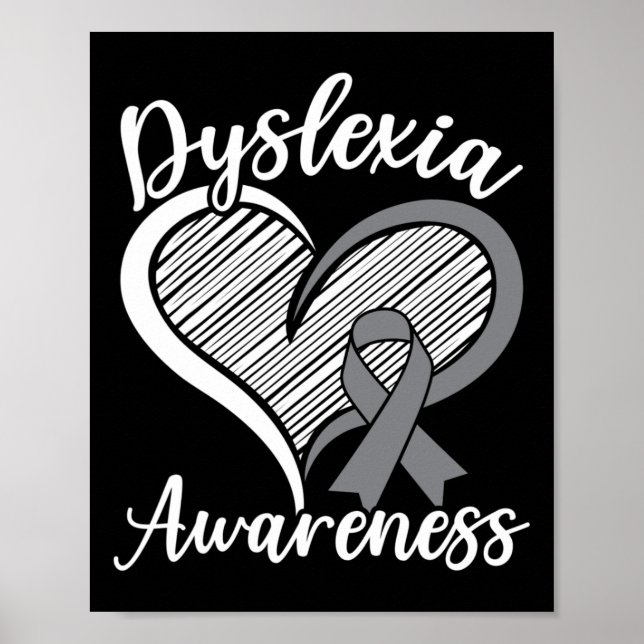 Awareness Reading Disorder Learning Disability 3  Poster (Front)