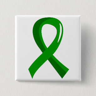 Awareness Ribbon 3 Traumatic Brain Injury TBI Pinback Button