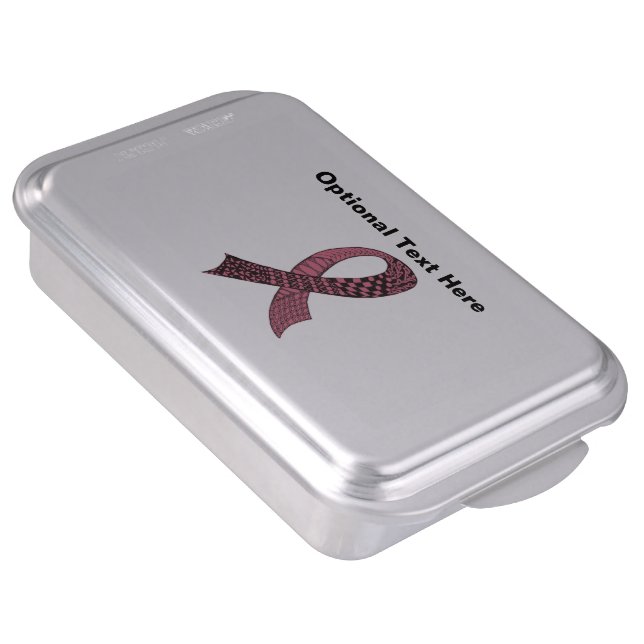 Awareness Ribbon Any Color Mix and Match Cake Pan (Side)