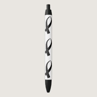 Awareness Ribbon Black Pen