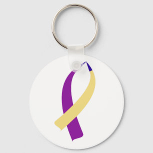 Awareness Ribbon (Bladder Cancer) Keychain