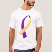 Awareness Ribbon (Bladder Cancer) T-Shirt