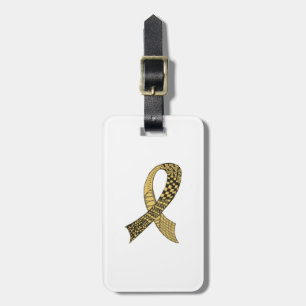 Awareness Ribbon Custom Colors Luggage Tag