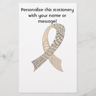 Awareness Ribbon Custom Colors Stationery