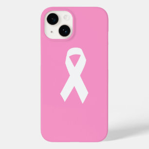 Awareness Ribbon on Pink Case-Mate iPhone 14 Case