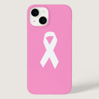 Awareness Ribbon on Pink Case-Mate iPhone 14 Case