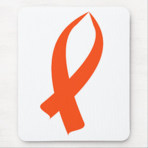 Awareness Ribbon (Orange) Mouse Pad