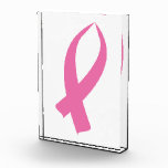 Awareness Ribbon (pink) Acrylic Award at Zazzle