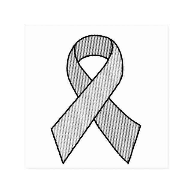 Awareness Ribbon  Self-inking Stamp (Design)