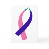 Awareness Ribbon (Thyroid Cancer) Card