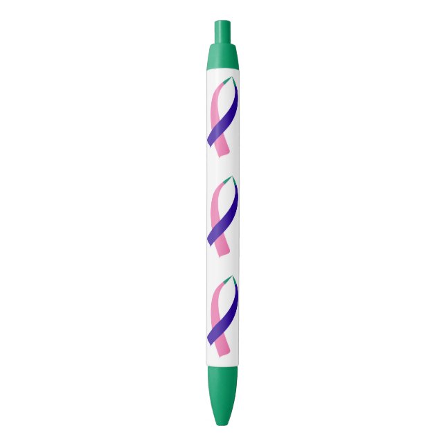 Awareness Ribbon (Thyroid Cancer) Pen (Front Vertical)