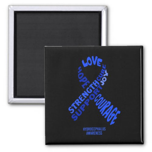 Awareness Ribbon With Words  Magnet