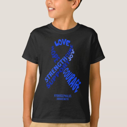 Awareness Ribbon With Words  T_Shirt