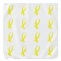 Awareness Ribbon (Yellow) Bandana