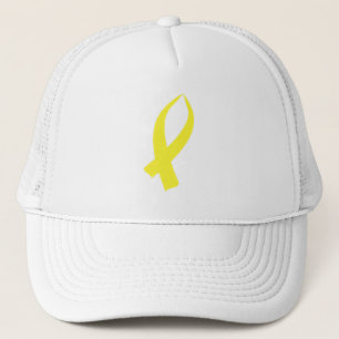 Awareness Ribbon (Yellow) Trucker Hat