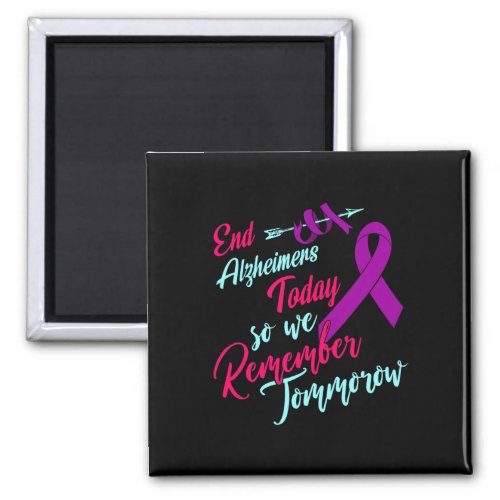 Awareness S Purple Ribbon End Tees  Magnet