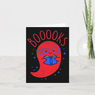 Awareness Shirt Cute Ghost Book Reading Halloween Card