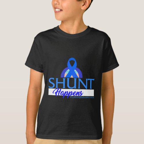 Awareness Shunt Happens Blue Ribbon Neurosurge 1  T_Shirt