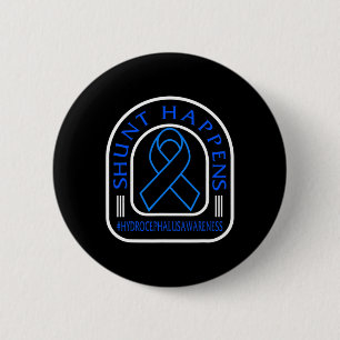 Awareness Shunt Happens Blue Ribbon Neurosurge 3 Button