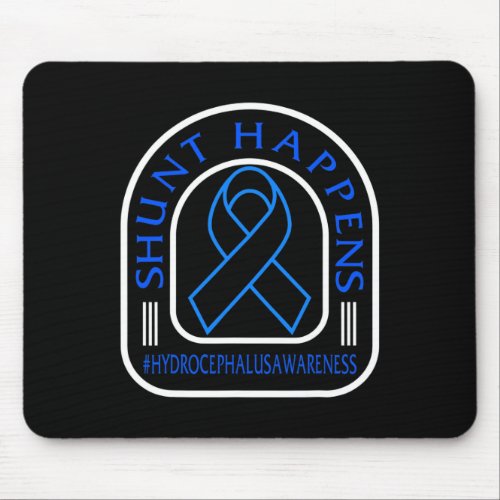 Awareness Shunt Happens Blue Ribbon Neurosurge 5  Mouse Pad