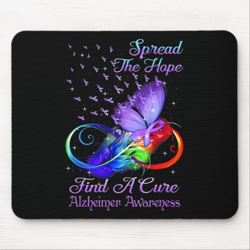 Awareness Spread The Hope Heimer Butterfly  Mouse Pad