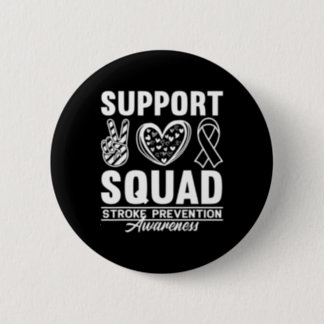 Awareness Squad Heart Disease Stroke Prevention 2  Button