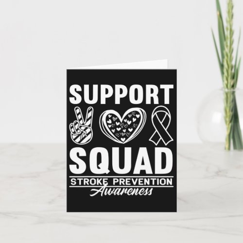 Awareness Squad Heart Disease Stroke Prevention 2  Card