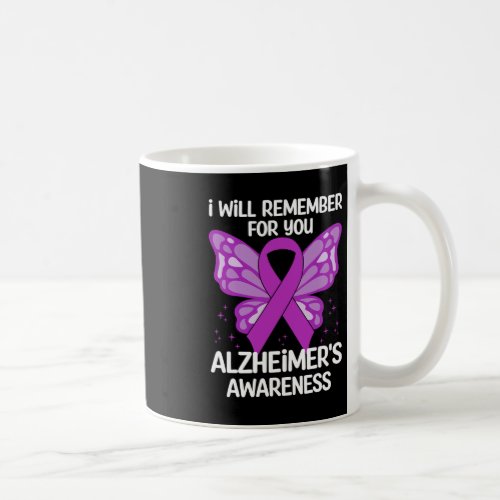Awareness Strong Ribbon Purple Butterflies  Coffee Mug
