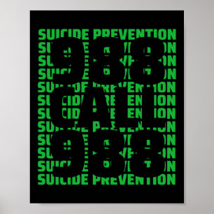 Awareness Suicide Prevention 988 Poster