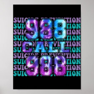 Awareness Suicide Prevention 988 Tomorrow Needs Yo Poster