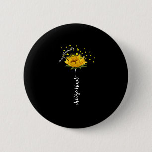 Awareness Sunflower Choose Kind Yellow Ribbon Asl  Button