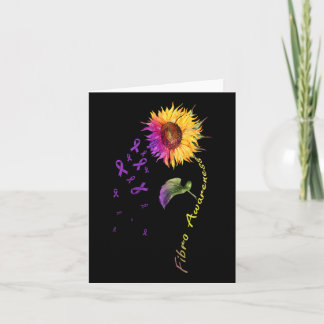Awareness Sunflower Fibro  Card
