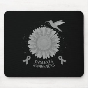 Awareness Sunflower Hummingbird Gift Mouse Pad